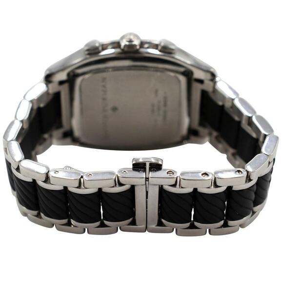 David Yurman Thoroughbred Carbon Chevron Automatic Chronograph Watch - Picture 7 of 10